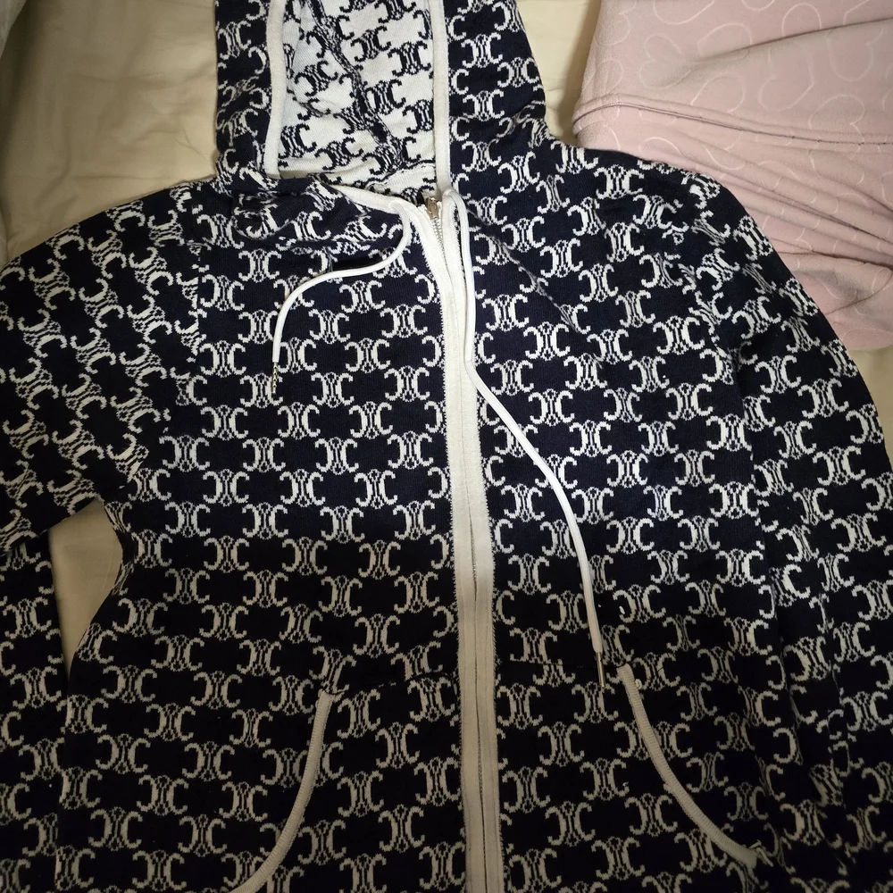 Celine Black and White Monogram Jacket - Picture 2 of 2